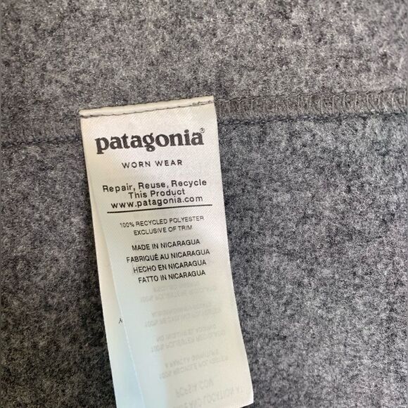 Patagonia Classic Synchilla  Grey zip vest size XS - Picture 8 of 13